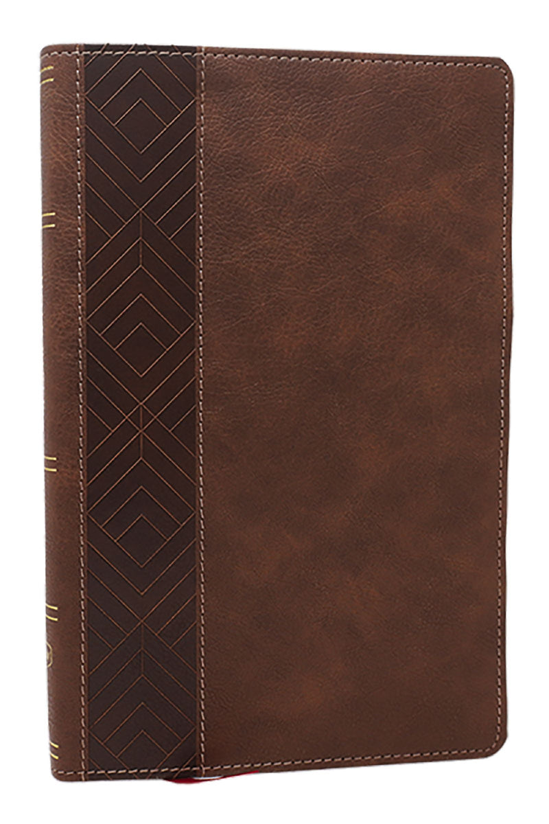 NKJV Personal Size New Testament Brown Leathersoft