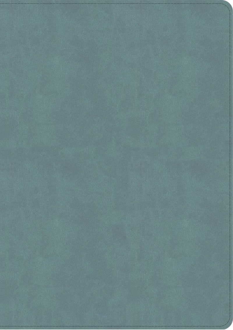 NASB 2020 Notetaking Bible Large Print Teal Suedesoft LeatherTouch
