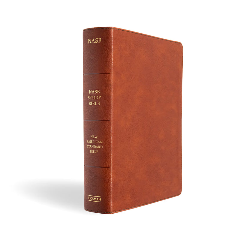 NASB 2020 Study Bible Burnt Sienna Leathertouch