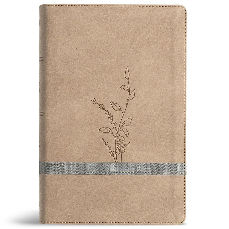 KJV Large Print Personal Size Reference Bible, Earthen Tan LeatherTouch
