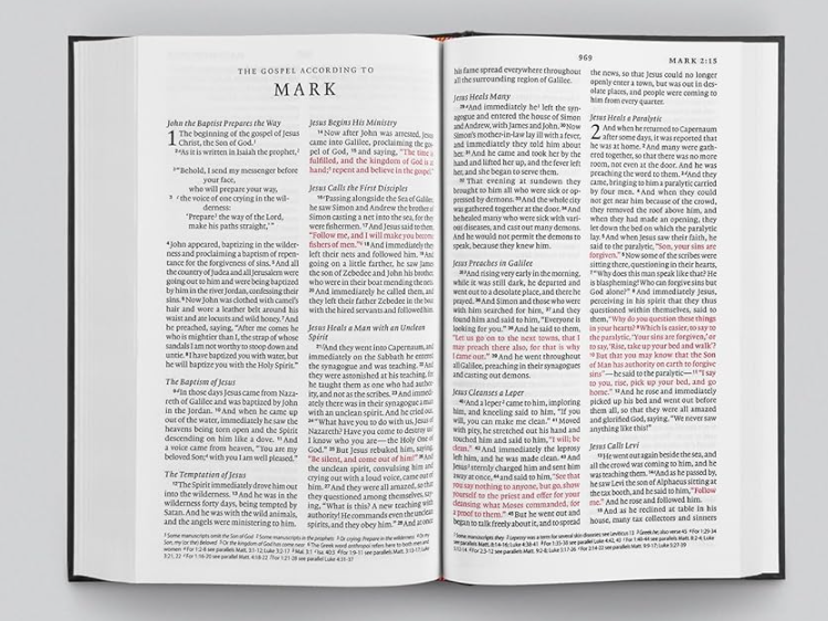 ESV Church Bible Large Print - Black (Pew Bible) Red Letter Edition