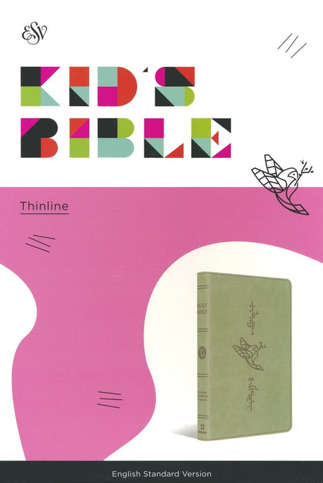 ESV Kid's Thinline Bible, Green Birds of the Air Design