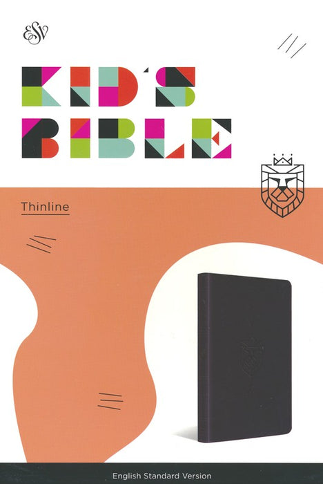 ESV Kid's Thinline Bible, Navy Lion of Judah Design