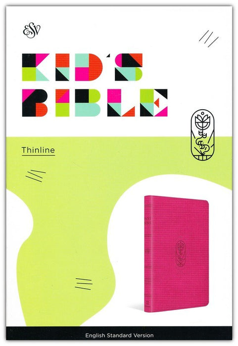 ESV Kid's Thinline Bible, Pink The True Vine Design