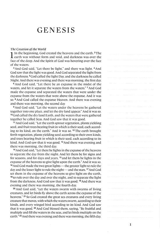 ESV Single Column Large Print Journaling Bible Lavender TruTone