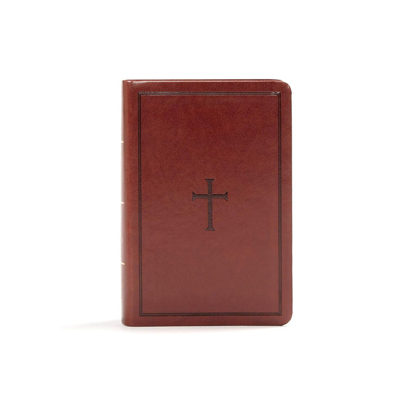 KJV Large Print Compact Bible Brown LeatherTouch