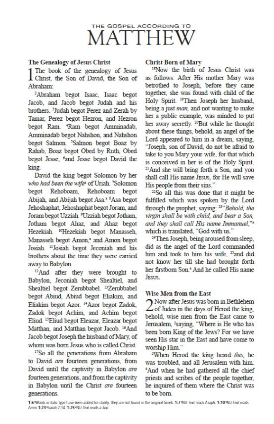 NKJV Defending the Faith Personal-Carry Edition Study Bible Brown