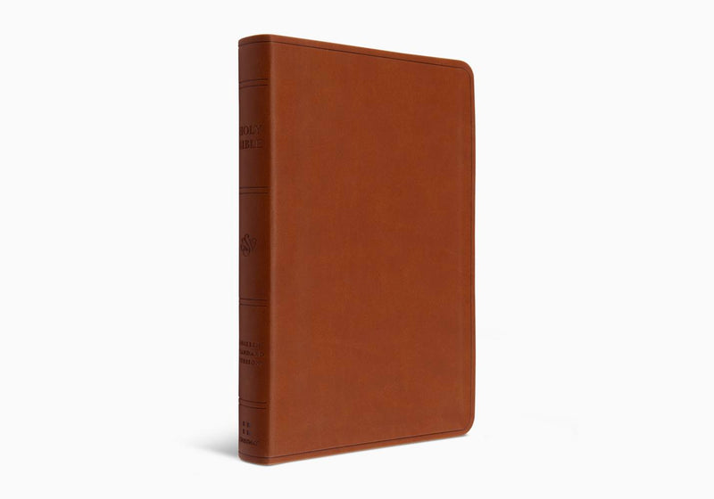 ESV Large Print Thinline Value Bible Camel TruTone