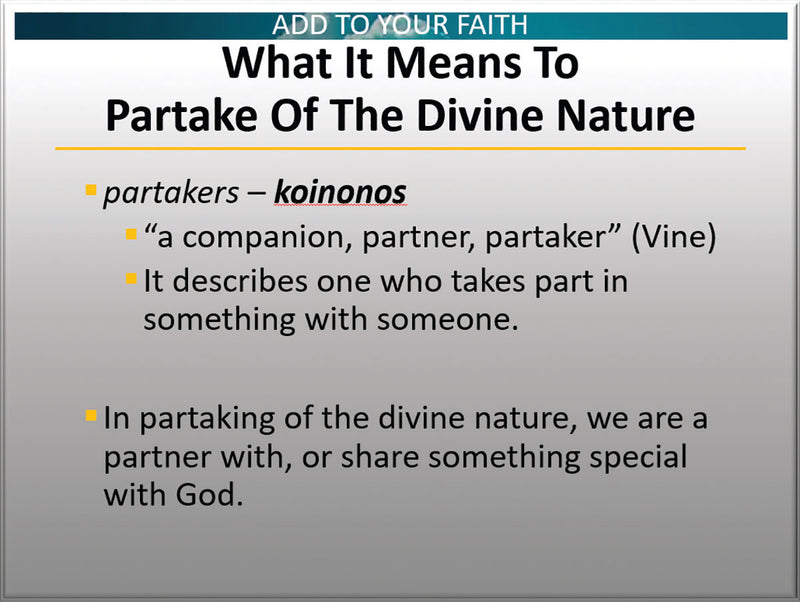 Add To Your Faith: A Study of the Christian Graces