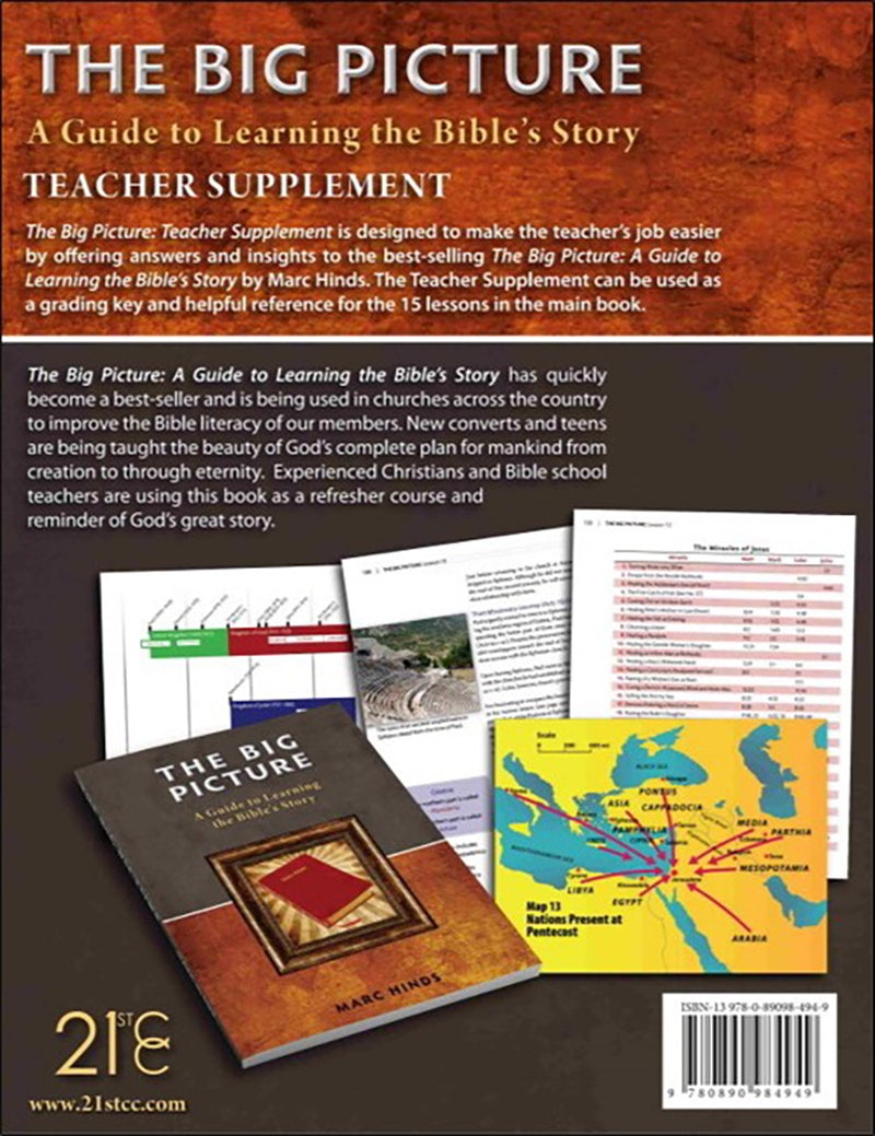 The Big Picture of the Bible Teacher's Supplement
