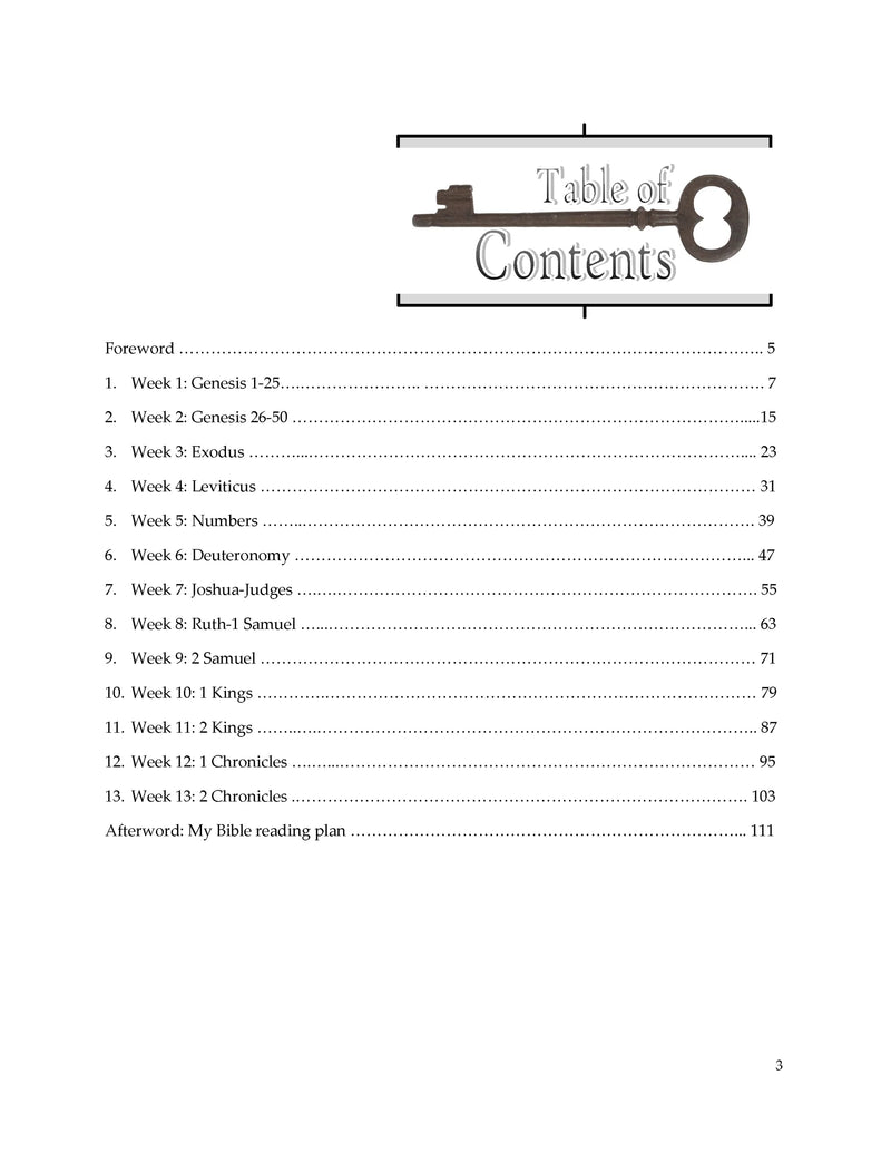 Twenty Pages a Week: Vol. 1 - The Law (Genesis - 2 Chronicles)