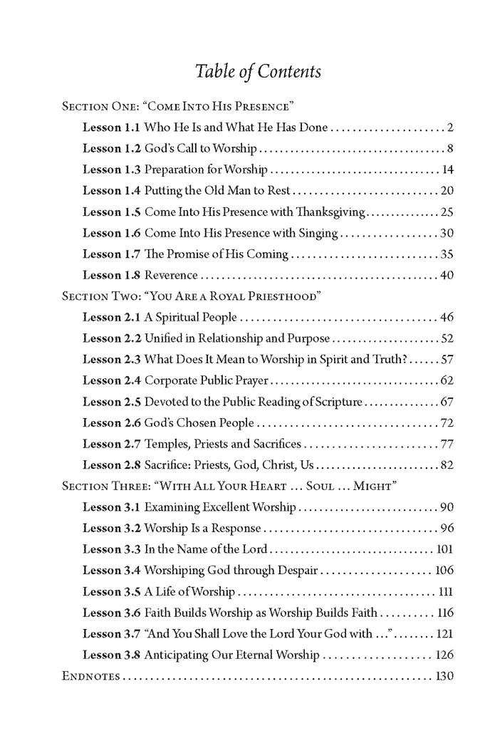 Excellence in Praise & Worship