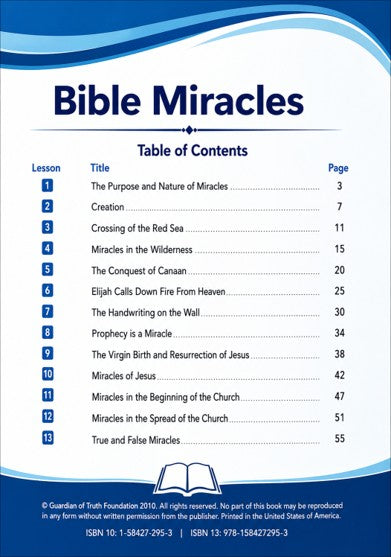 Bible Miracles (Word in the Heart, 5:4)
