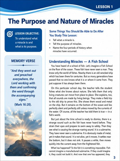Bible Miracles (Word in the Heart, 5:4)