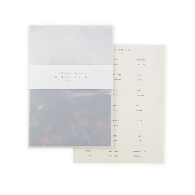 Hosanna Revival Bible Tabs: Black