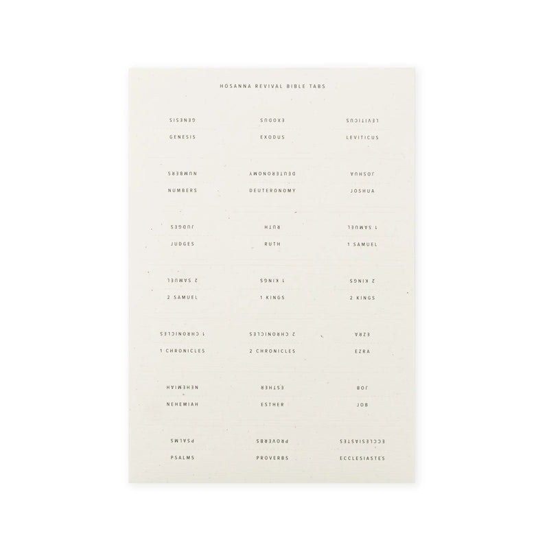 Hosanna Revival Bible Tabs: Black