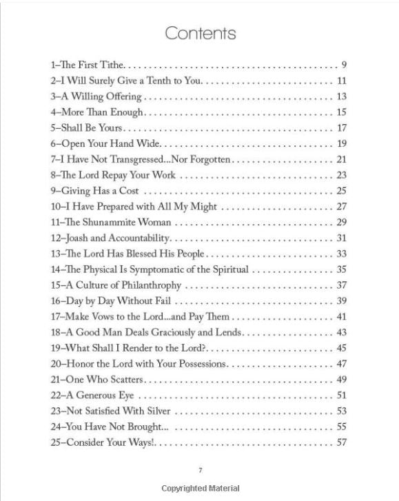 Collection Reflections: 53 Biblical Meditations to Motivate and Inspire Open Hearts and Open Hands