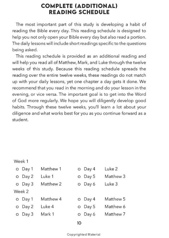Life Of Christ: The Synoptic Gospels (Teen)
