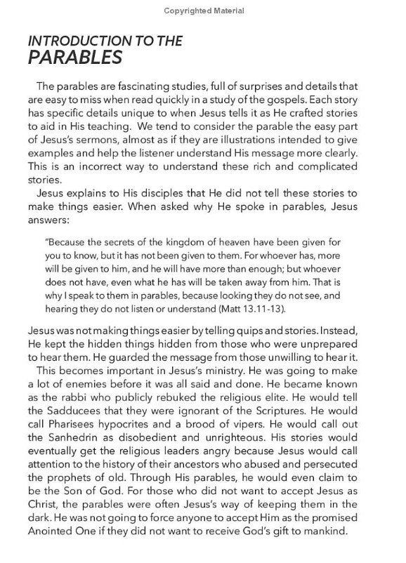 Parables of Jesus (Teen)