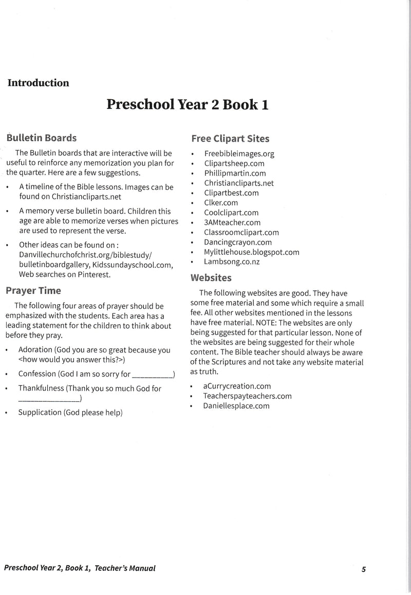 Jesus: God's Son Part 1 (Preschool 2:1) Teacher Manual