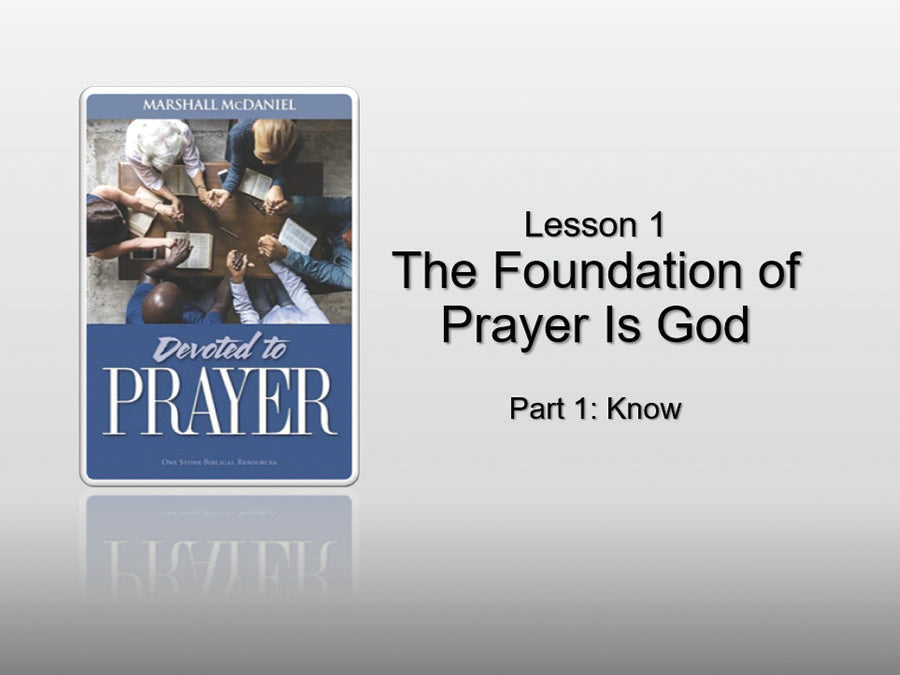 Devoted to Prayer — One Stone Biblical Resources