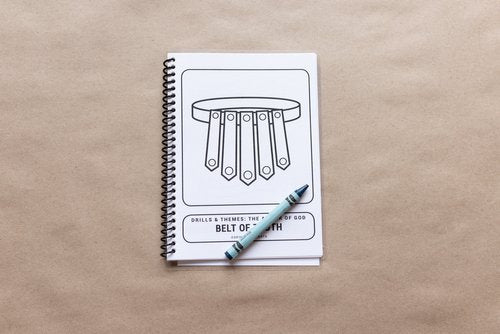 Creation To Revelation: Drills & Themes: Armor of God Mini Coloring Book