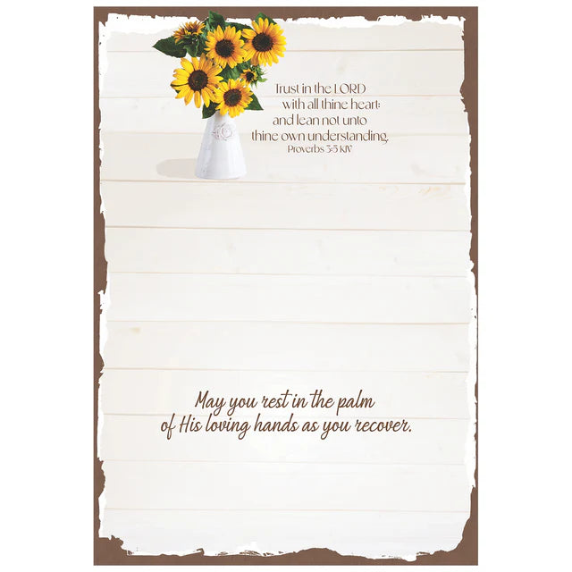 Boxed Cards - Get Well: Sunflowers
