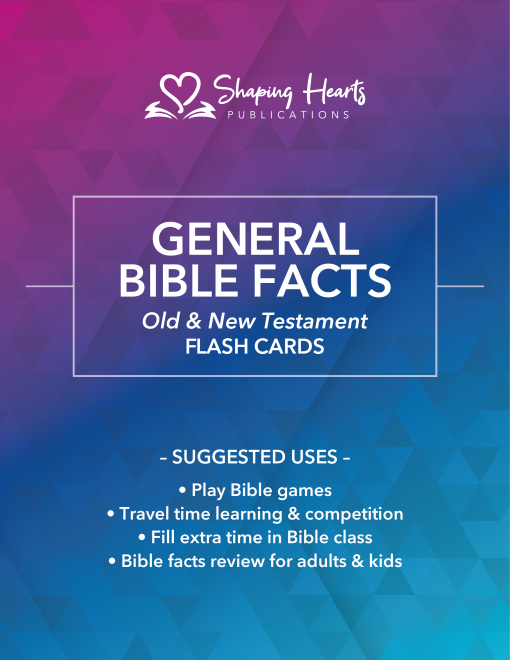 Shaping Hearts General Bible Facts Old & New Testament Flash Cards