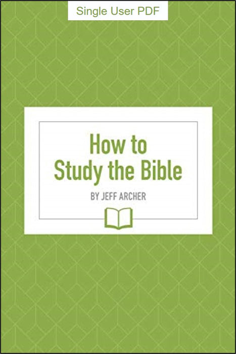 How to Study the Bible