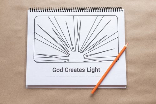 Creation To Revelation: History Pack 1: Adam & Noah Mini Coloring Book