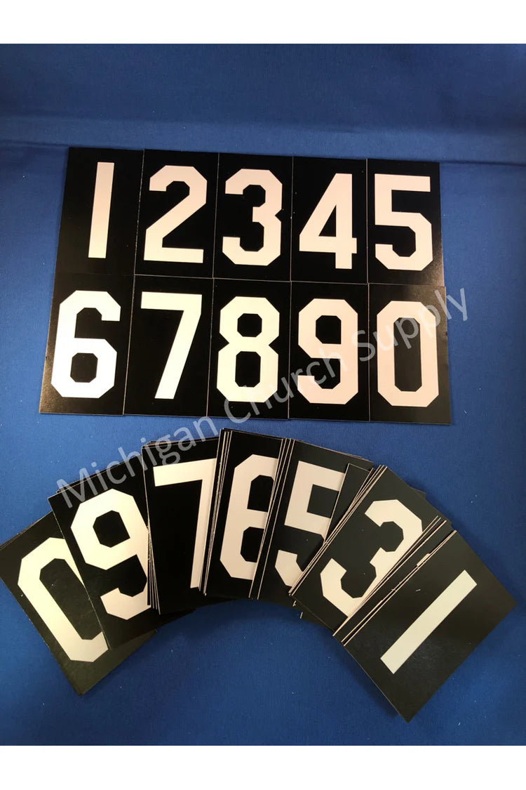 2 7/8" Extra Numbers Set