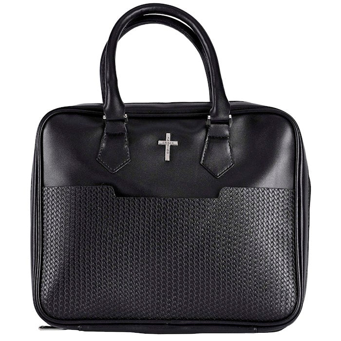 Bible Cover Amazing Grace Black XXL