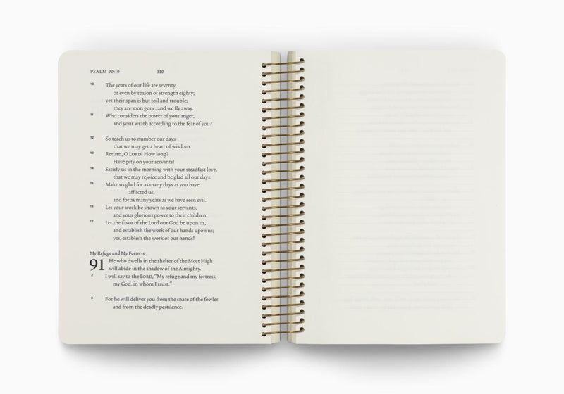 ESV Spiral-Bound Scripture Journal: Psalms Artwork Edition