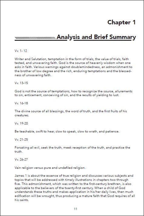 James: Pure and Undefiled Religion