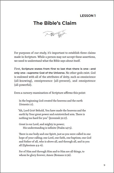 The Christian And Creation - A Workbook On Bible Evidences and Apologetics