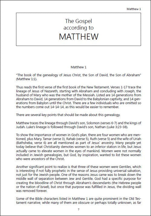 A Year in the New Testament: New Testament Chapter Summaries