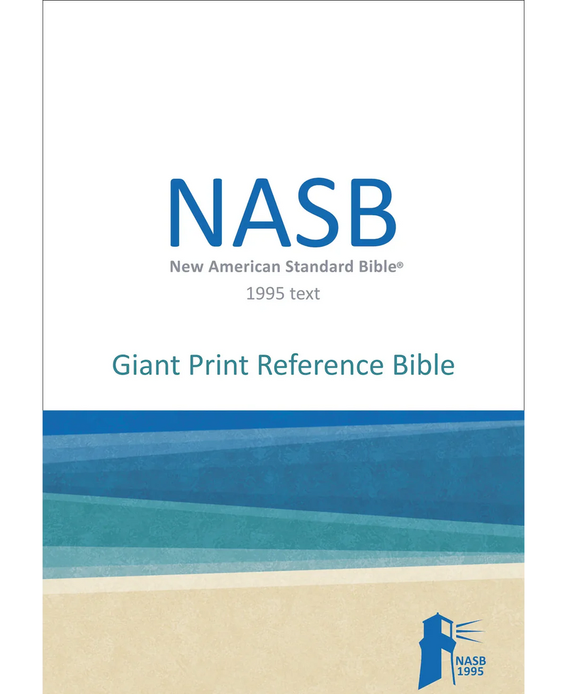 NASB 1995 Giant Print Reference Bible - Black Genuine Leather