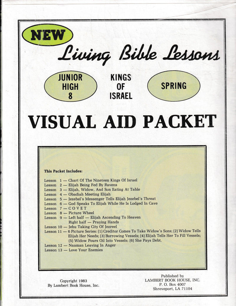 JUNIOR HIGH 8-3 - Kings of Israel (op)