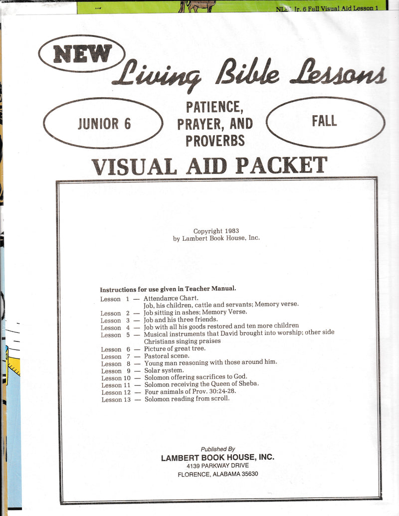JUNIOR 6-1 - Patience, Prayer and Proverbs