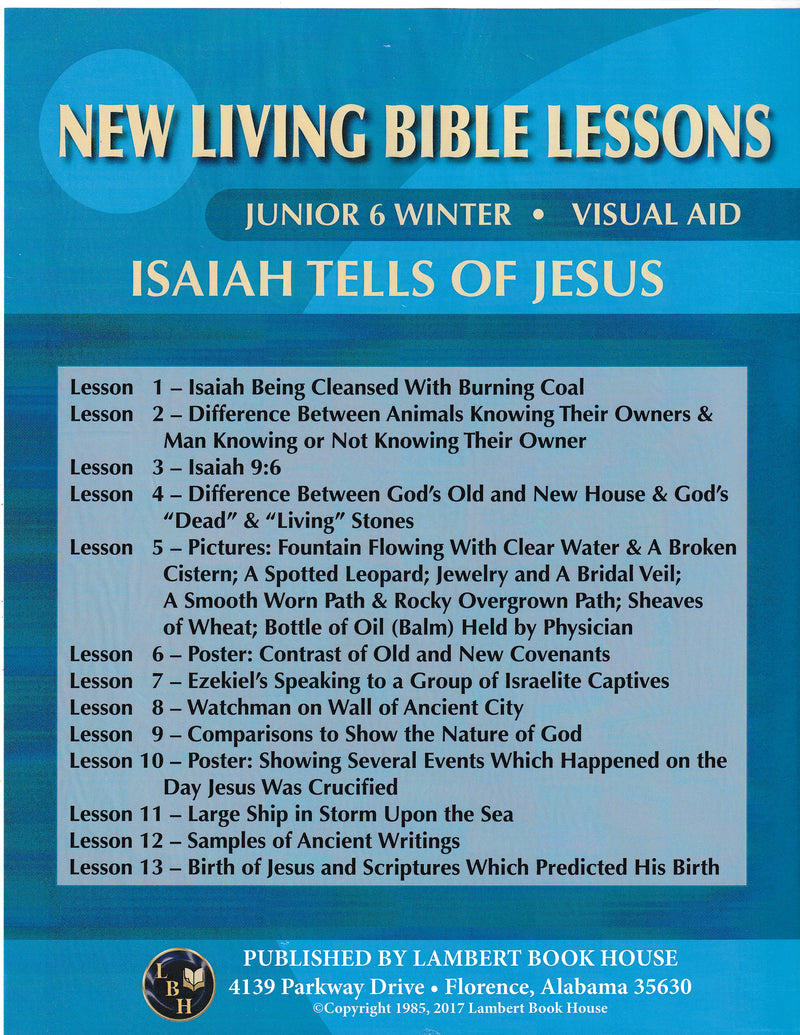 JUNIOR 6-2 - Isaiah Tells of Jesus