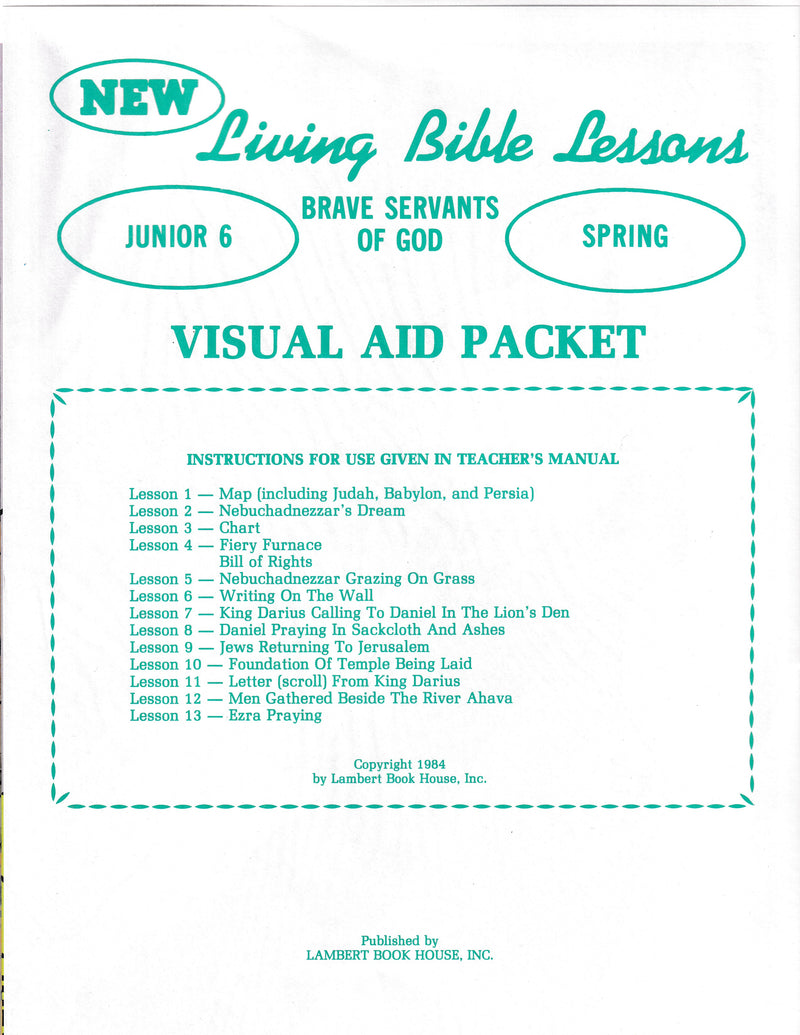 JUNIOR 6-3 - Brave Servants of God