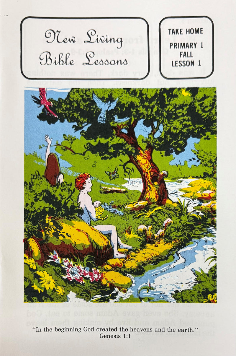 PRIMARY 1-1 - Learning From Genesis