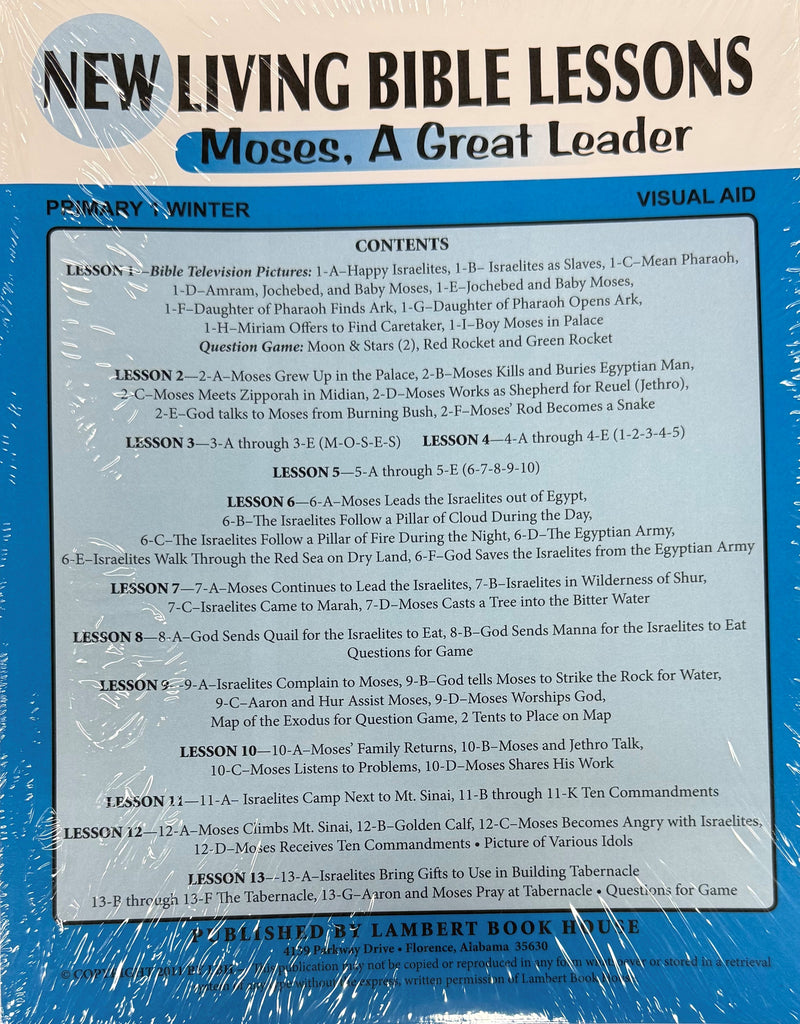 PRIMARY 1-2 - Moses, The Great Leader