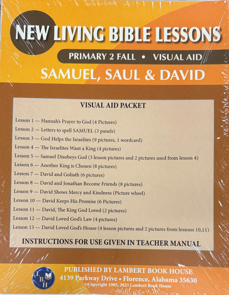 PRIMARY 2-1 - Samuel, Saul, & David