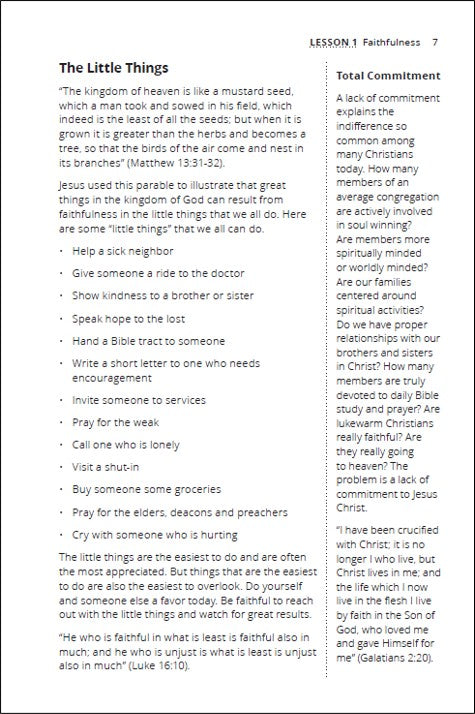 Developing Positive Christian Character