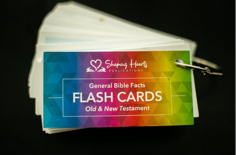 Shaping Hearts General Bible Facts Old & New Testament Flash Cards
