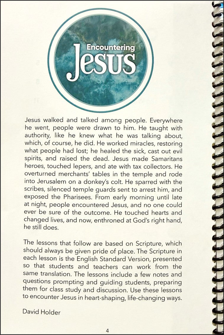 Encountering Jesus:  Lives Moved & Shaped by Jesus Student Bk