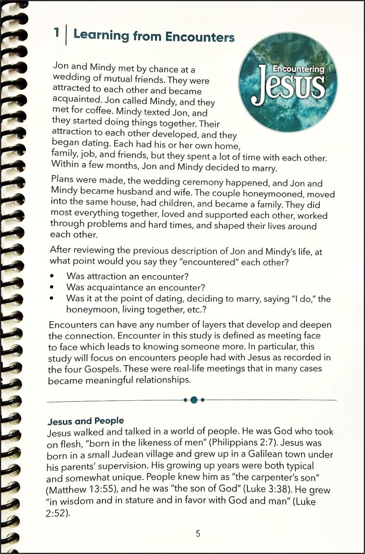 Encountering Jesus:  Lives Moved & Shaped by Jesus Teacher's Guide