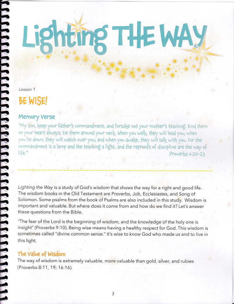 Lighting The Way Young Teen Student Book