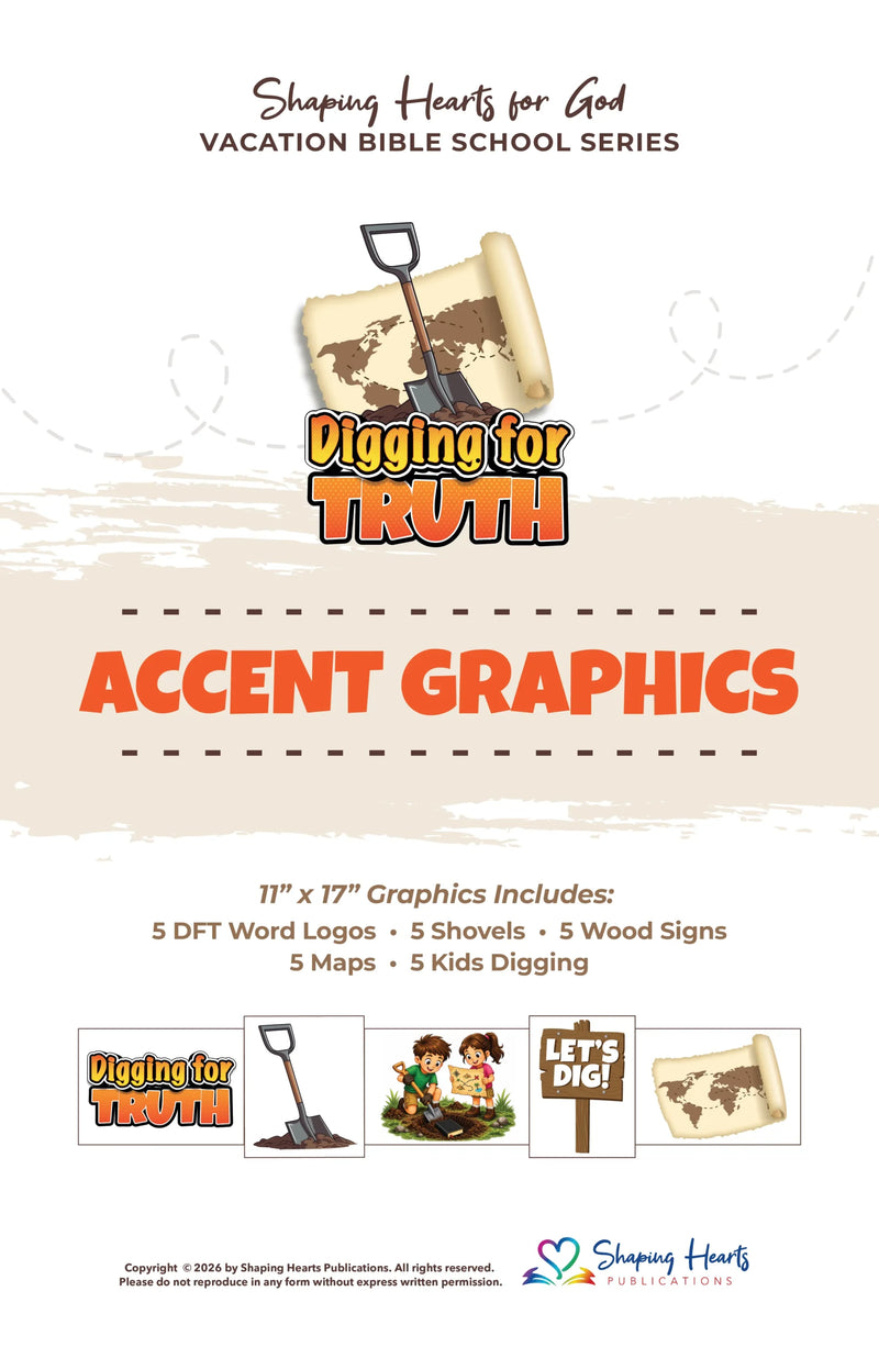 Digging for Truth Accent Graphics